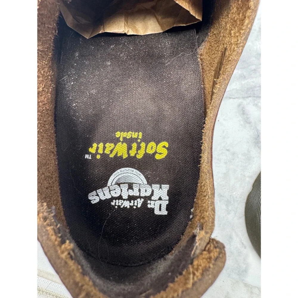 Dr Martens Elsfield Brown Leather Oxford Shoes‎ Mens 12 SoftWair Insole 22631220